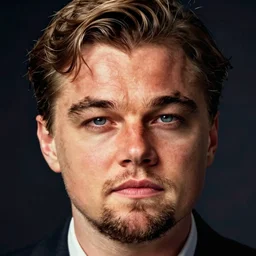 leonardo dicaprio's face on a fried duck
