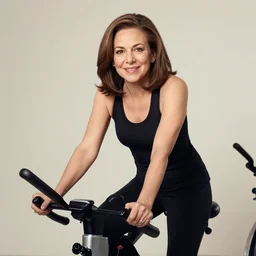 Photo of Sheryl Sandberg, SoulCycle Instructor, soft studio lighting