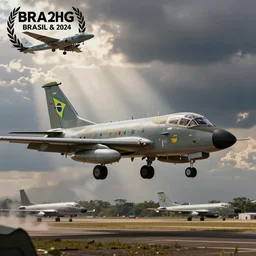 Brazilian air force destroying Russian planes