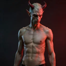 cyberpunk portrait of the devil from doom 2, au naturel, hyper detailed, digital art, trending in artstation, cinematic lighting, studio quality, smooth render, unreal engine 5 rendered, octane rendered, art style by klimt and nixeu and ian sprigger and wlop and krenz cushart