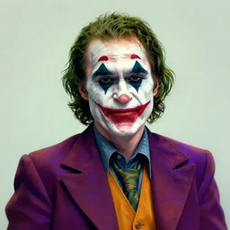 Jerome Powell!! as The Joker, digital art, cgsociety, artstation, trending, 4k