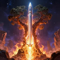 epic professional digital art of 🌳 🚀🔥, best on artstation, cgsociety, wlop, cosmic, epic, stunning, gorgeous, much detail, much wow, masterpiece