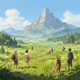 a fantasy landscape, Greg Rutkowski, Andreas Rocha, Darek Zabrocki, Sylvain Sarrailh, Dan Mumford, Peter Mohrbacher, Thomas Kinkade