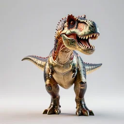 a highly detailed cartoon tyrannosaurus rex, stylized,, crisp quality and light reflections, transcendent, clean linework, finely detailed, ornate, by android jones, 4 k, trending on artstation, volumetric lighting, octane render