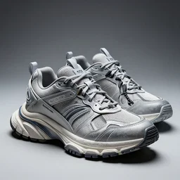 futuristic balenciaga and vetements sneakers on gradient background, ultra rendered extreme realism and detail 8 k, highly detailed, realistic, refined, bautiful, fine art photography, hyper realistic, in the style of greg rutkowski, by artgerm, by gustave dore, by marco turini, photorealistic, elegant, sharp focus, artstation,