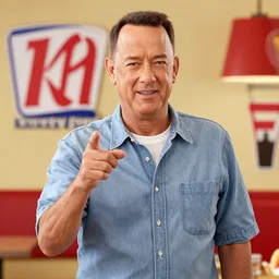 tom hanks in a kentucky fried chicken commercial