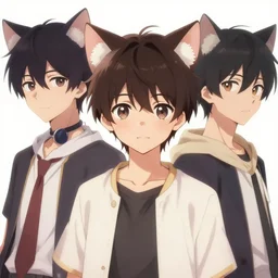3 d picture of an anime character with cat ears, anime drawing by pu hua, featured on pixiv, anime, official art, anime aesthetic