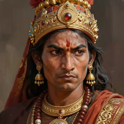 indian warrior, close - up portrait, fierce, intricate, elegant, volumetric lighting, scenery, digital painting, highly detailed, artstation, sharp focus, illustration, concept art, ruan jia, steve mccurry