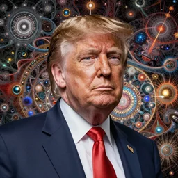 donald trump, fantasy character portrait made of fractals, ultra realistic, wide angle, intricate details, the fifth element artifacts, highly detailed by peter mohrbacher, hajime sorayama, wayne barlowe, boris vallejo, aaron horkey, gaston bussiere, craig mullins