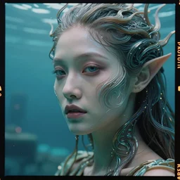 kodak portra 4 0 0 closeup portrait shot of a dystopian siren by paolo roversi, in a scenic dystopian environment, intricate, elegant, highly detailed, digital art, artstation, concept art, smooth, sharp focus, tomasz alen kopera, head in focus, tonal underwater colors