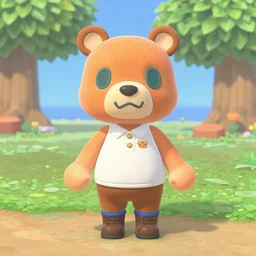kanye west in style of animal crossing