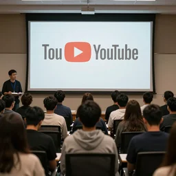 people worshipping the YouTube algorithm