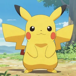 pikachu as a moe anime girl