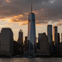 new york city at sunset