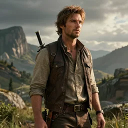 Nathan drake from uncharted portrayed by Nathan fillion