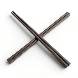 sleek chopsticks rest, clean 3d render, octane render, isolated on a pure white background, centered, entire object in frame, sharp focus, soft studio lighting