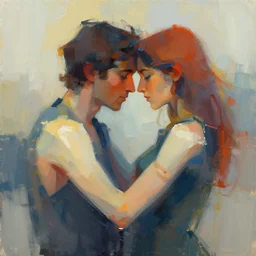 abstract digital painting about unconditional love, artstation, by rhads and ryan hewett