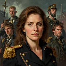 portrait of a spanish communist marina ginesta, colourised, face portrait, epic, tragic, military art, fantasy, dieselpunk, hd shot, digital portrait, beautiful, artstation, comic style, by artgerm, guy denning, jakub rozalski, magali villeneuve and charlie bowater