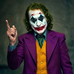 pastor kenneth copeland cosplaying as the joker