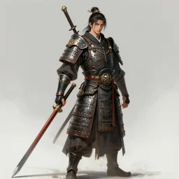 a concept art of warrior character on a render by the artist Hyung tae Kim , trending on Artstation Hyung tae Kim