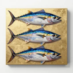 tuna fish full digital art, irina french, heraldo ortega, mandy jurgens, golden ratio, art canvas, award winning, masterpiece trending on artstation 8 k 1 5 0 mpx