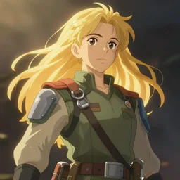 soldier from overwatch as a studio ghibli character