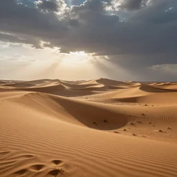 An oasis in a desert