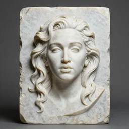 Madonna carved out of marble