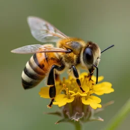 3 d bee, macro, depth of field, f 1. 2 highly detailed