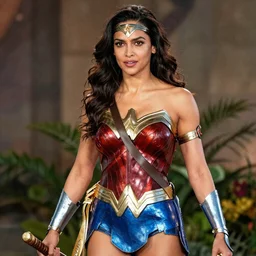 Deepika Padukone as Wonder Woman