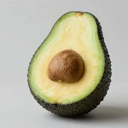 a photo of an avocado chair, shallow focus