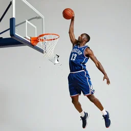 chris bosh dunking a basketball and the backboard is shattering