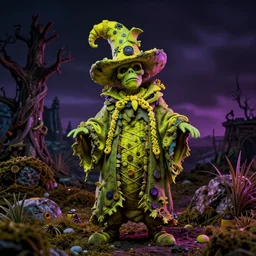 grim-hatter, professional photoshoot, neochrome acid colors