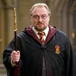 Alexander Lukashenko as Harry Potter, cinematic still