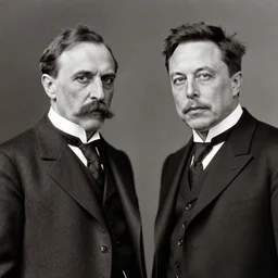 nikola tesla and elon musk photography 1 9 0 0