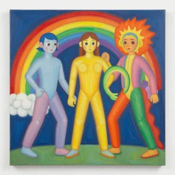 🌈 🕳 detailed 4 k by shusei nagaoka, david rudnick, airbrush on canvas, pastell colours, cell shaded