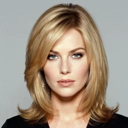 an analog photo of a 1970s woman with farrah fawcett hair after a bad haircut