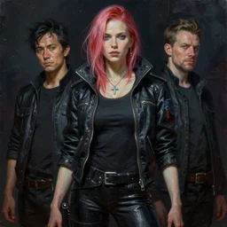ariel, cyberpunk, oil painting, darkness, paint texture, digital painting, highly detailed, artstation, sharp focus, illustration, concept art, ruan jia, charlie bowater, tom bagshaw, norman rockwell
