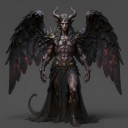 azazello is one of the demonic and mystical characters in the work, a negative character in biblical stories, a fallen angel who opposed the will of god. trending on artstation, 8 k