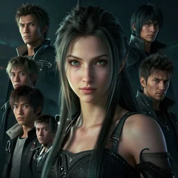 A head and shoulders portrait of an attractive fairy by Greg Rutkowski, Sung Choi, Mitchell Mohrhauser, Maciej Kuciara, Johnson Ting, Maxim Verehin, Peter Konig, final fantasy, 8k photorealistic, cinematic lighting, HD, high details, dramatic, dark atmosphere, trending on artstation