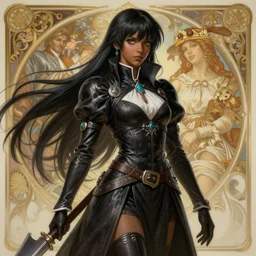 a hyper detailed illustration of vivi the black mage from final fantasy, elegant, illustration, digital painting, 8 k, fine detail, artstation, art by greg rutkowski, jack kirby, albert aublet, frank herbert, and alphonse mucha