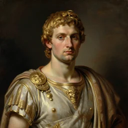 a portrait of spiritual alexander the great by gustav moreau, jean delville and  Gaston Bussiere