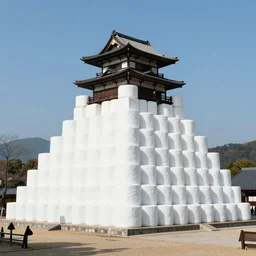 feudal Japan marshmallow fortress