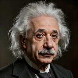 cyborg einstein portrait
