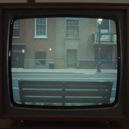 TV static, by Edward Hopper