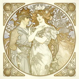 aphex twin, highly detailed, intricate, artstation, by alphonse mucha and james gurney