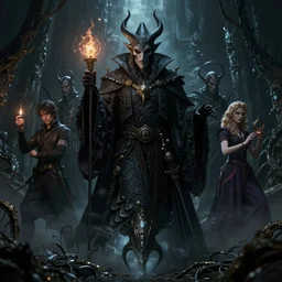 evil warlock spelling cursed magic!, portrait 4 / 3, symmetrical, whide shot, dramatic, digital art, fantasy art, darkness, octane render, unreal engine, high detail, artstation, very realistic, by greg rutkowski, by james gurney, gene wolfe, gustave dore, jesper ejsing, rhads, makoto shinkai, lois van baarle, ilya kuvshinov