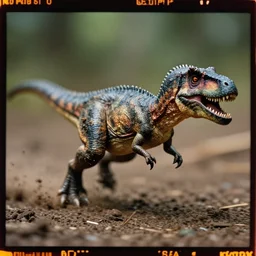 kodak portra 4 0 0, 5 0 mm leica summicron f 1. 2, action photography, dirty lenses, award winning macro photo of a small dirty dinosaur running fast on mud, fast shutter speed, motion blur, tiny gaussian blur, highly detailed, highly intricate, depth of field, national geographic