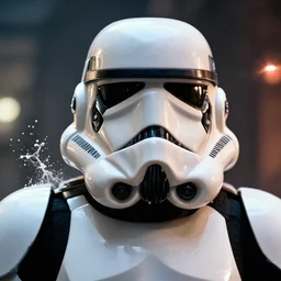 stormtrooper in starcraft, splash art, movie still, detailed face, photorealistic facial features, cinematic lighting, dramatic, octane render, long lens, shallow depth of field, bokeh, anamorphic lens flare, 8 k, hyper detailed, 3 5 mm film grain