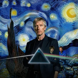 david gilmour, pink floyd musical album cover, starry night, trending on artstation, pixiv, hyperdetailed unreal engine 4 k 8 k ultra hd, stanley artgerm lau, wlop, rossdraws, james jean marc simonetti ruan jia and mandy jurgens and artgerm and william - adolphe bouguerea sakimichan, digital art, concept art